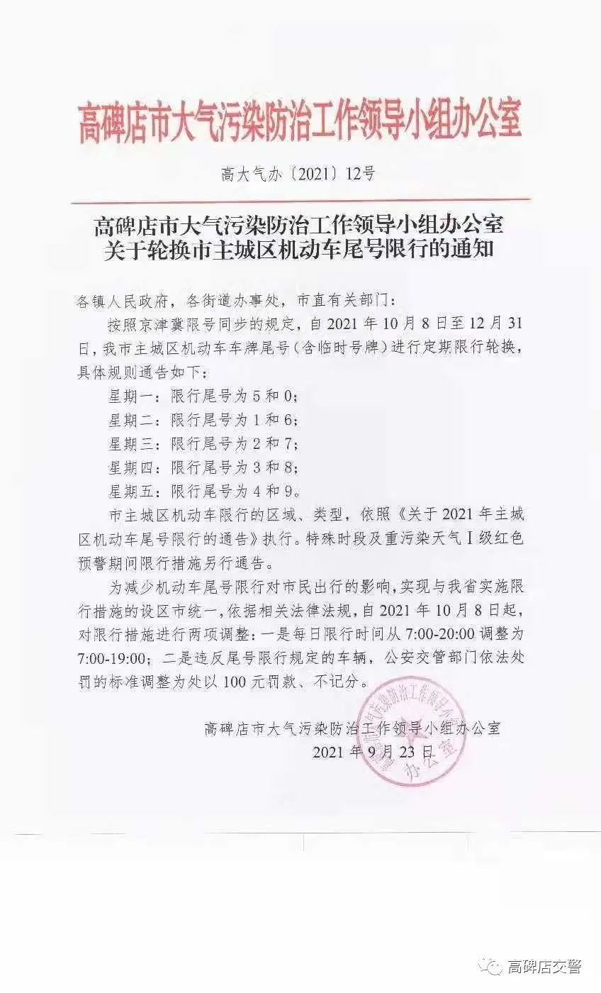 高碑店市本年度冬季供暖安排的首份通知发布